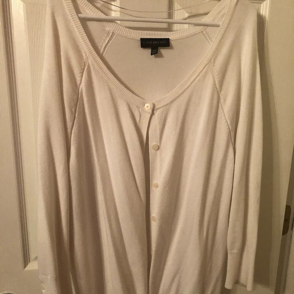 White Cardigan